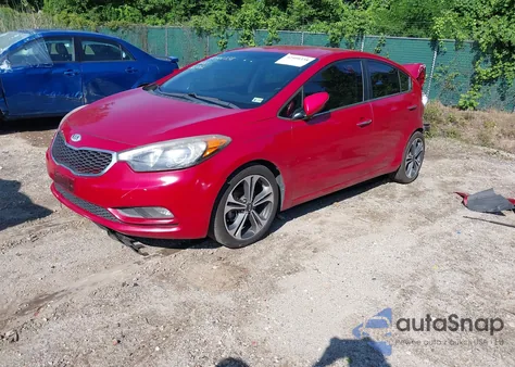 2014 Kia Forte Ex z USA, uszkodzony, nr VIN KNAFX4A86E5154740